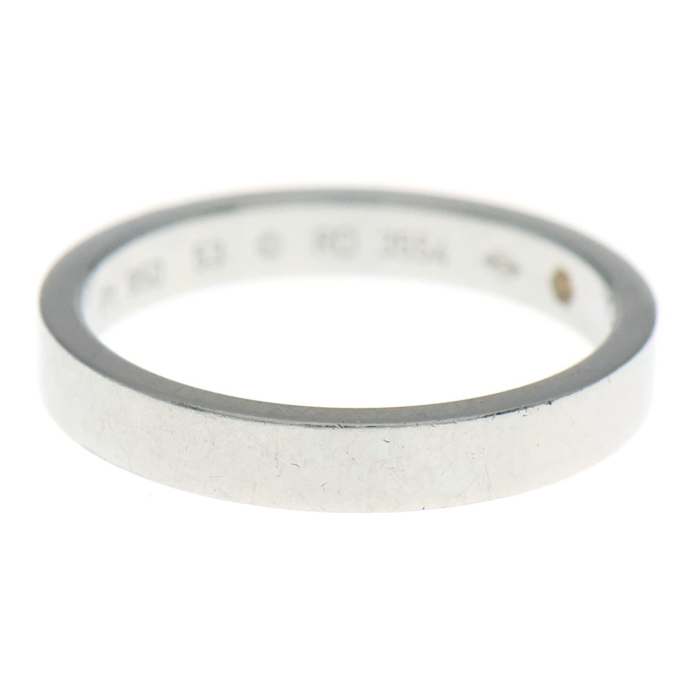 Cartier(カルティエ) エングレーブド 1PD ダイヤ プラチナ リング 指輪 PT950 シルバー 13号