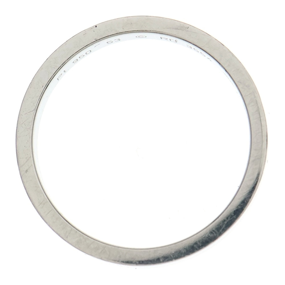 Cartier(カルティエ) エングレーブド 1PD ダイヤ プラチナ リング 指輪