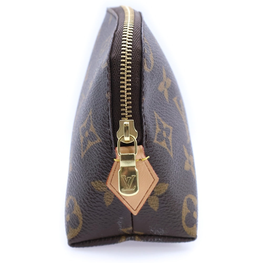 LOUIS VUITTON(ルイヴィトン) モノグラム ポシェット・コスメティックPM レザーポーチ 小物入れ ブラウン M47515 レディース