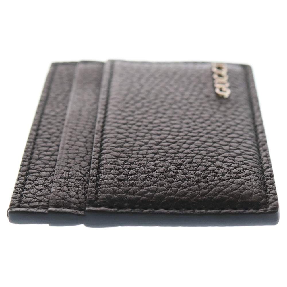 GUCCI(グッチ) ロゴ カードケース ブラック レザー 771157