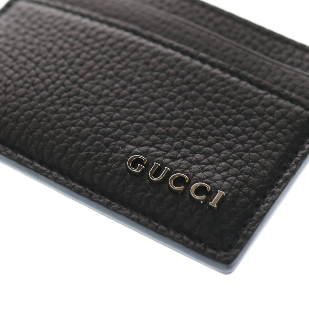 GUCCI(グッチ) ロゴ カードケース ブラック レザー 771157