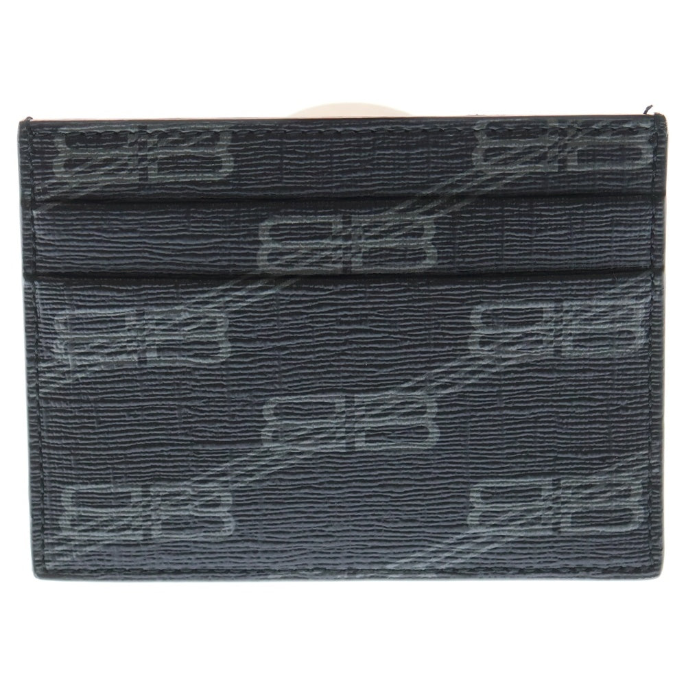 BALENCIAGA(バレンシアガ) ロゴ カードケース フラグメントケース カードケース 名刺入れ ブラック レザー