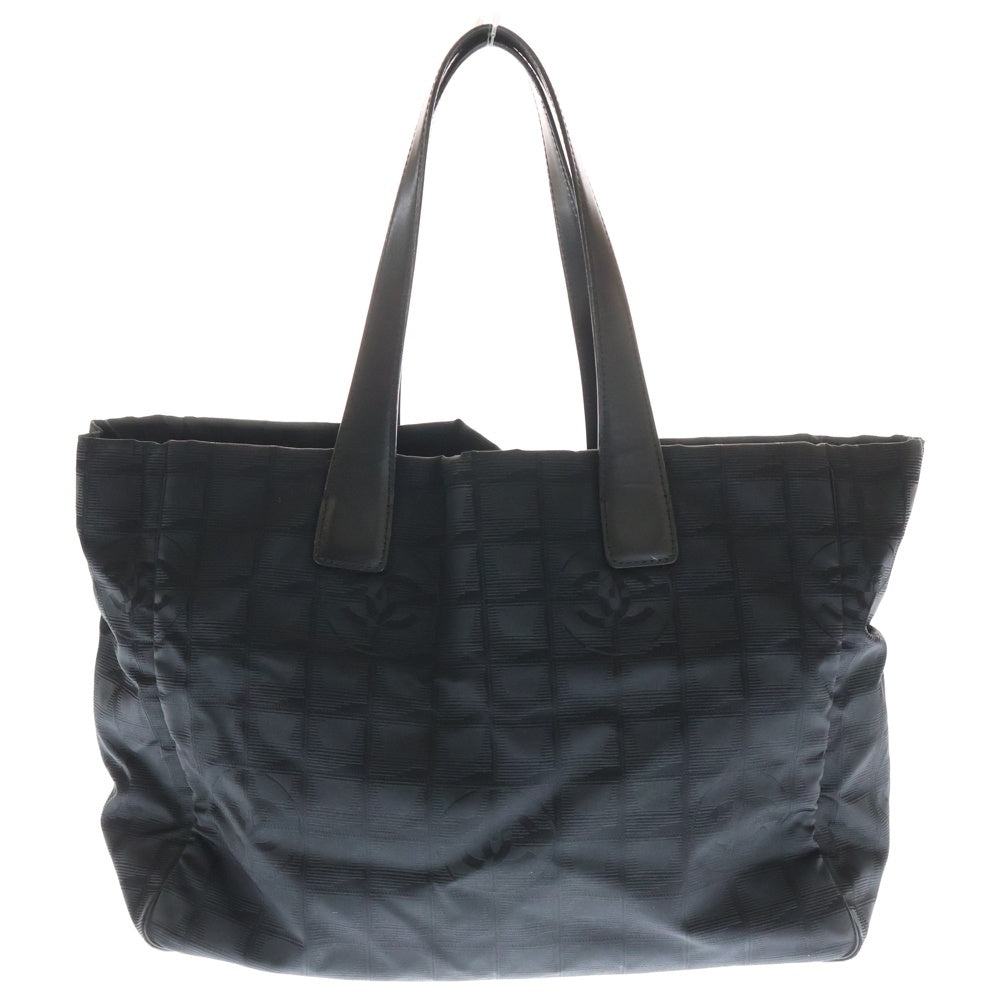 CHANEL(シャネル) ニュートラベル MM トートバッグ ハンドバッグ ブラック ナイロン