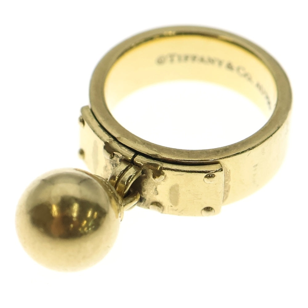 TIFFANY & Co.(ティファニー) ボールダングル モチーフリング 指輪 Au750YG イエローゴールド レディース