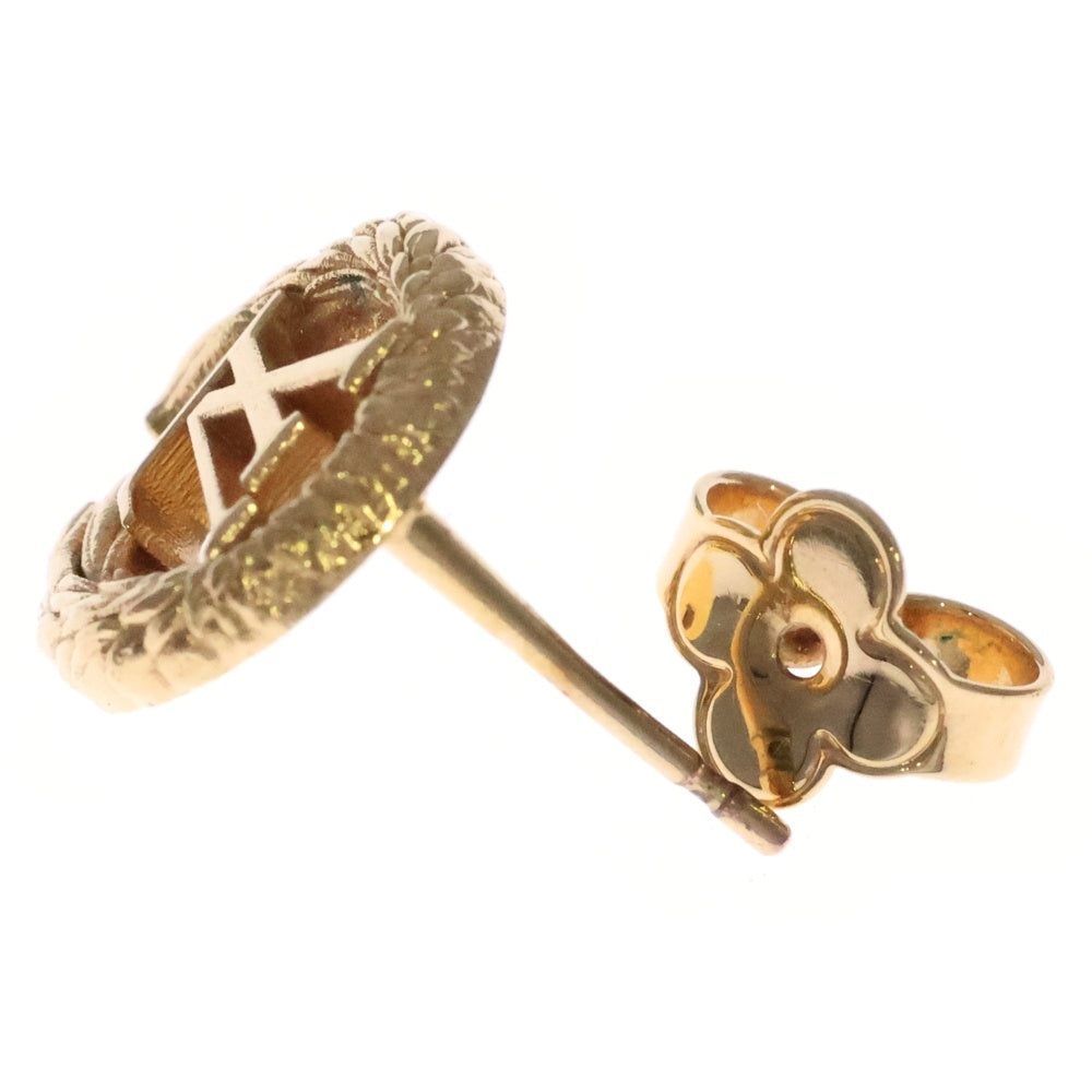 LOUIS VUITTON(ルイヴィトン) ブックルドレイユ・プュッスLV エンジェル スタッドピアス GP M64293 ゴールド