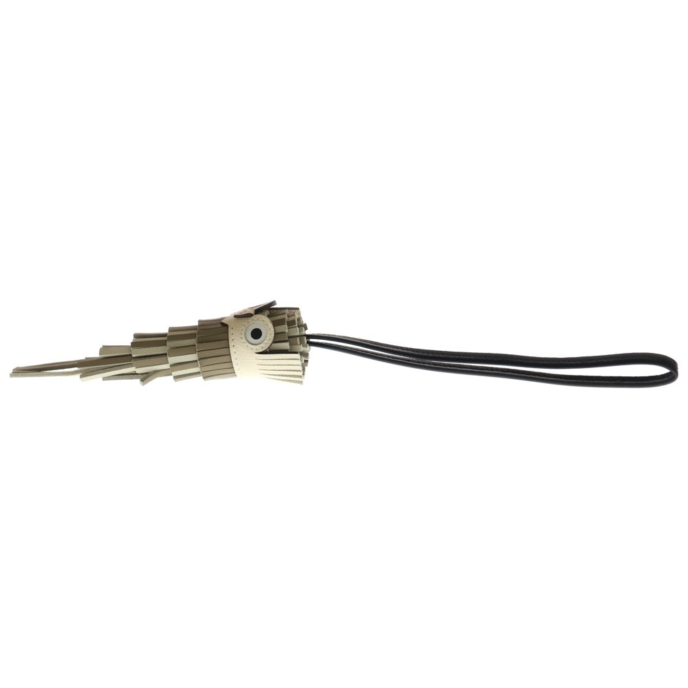 HERMES(エルメス) シュエットチャーム フクロウ ベージュマルファ