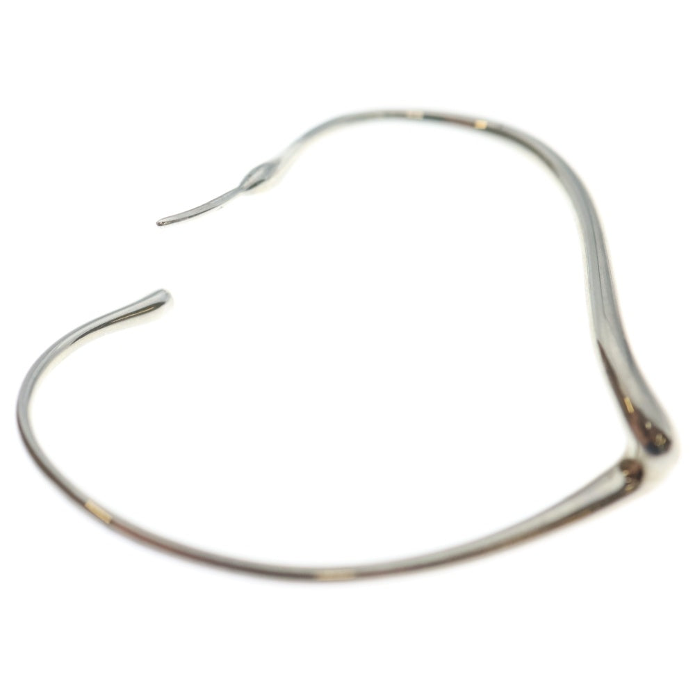 TIFFANY & Co.(ティファニー) オープンハート フープ ミディアム ピアス AG925シルバー