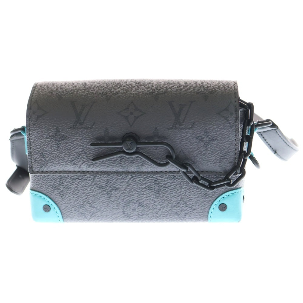 LOUIS VUITTON(ルイヴィトン) モノグラムエクリプス リバース スティーマー ウェアラブル ウォレット レザーショルダーバッグ グレー M11496 レディース