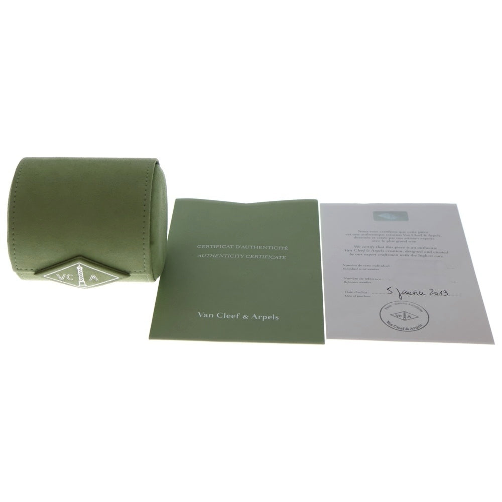 Van Cleef & Arpels(ヴァンクリーフアンドアーペル) ペルレ クローバー ダイヤモンド ブレスレット M ホワイトゴールド K18WG VCARN5B100 ジュエリー レディース