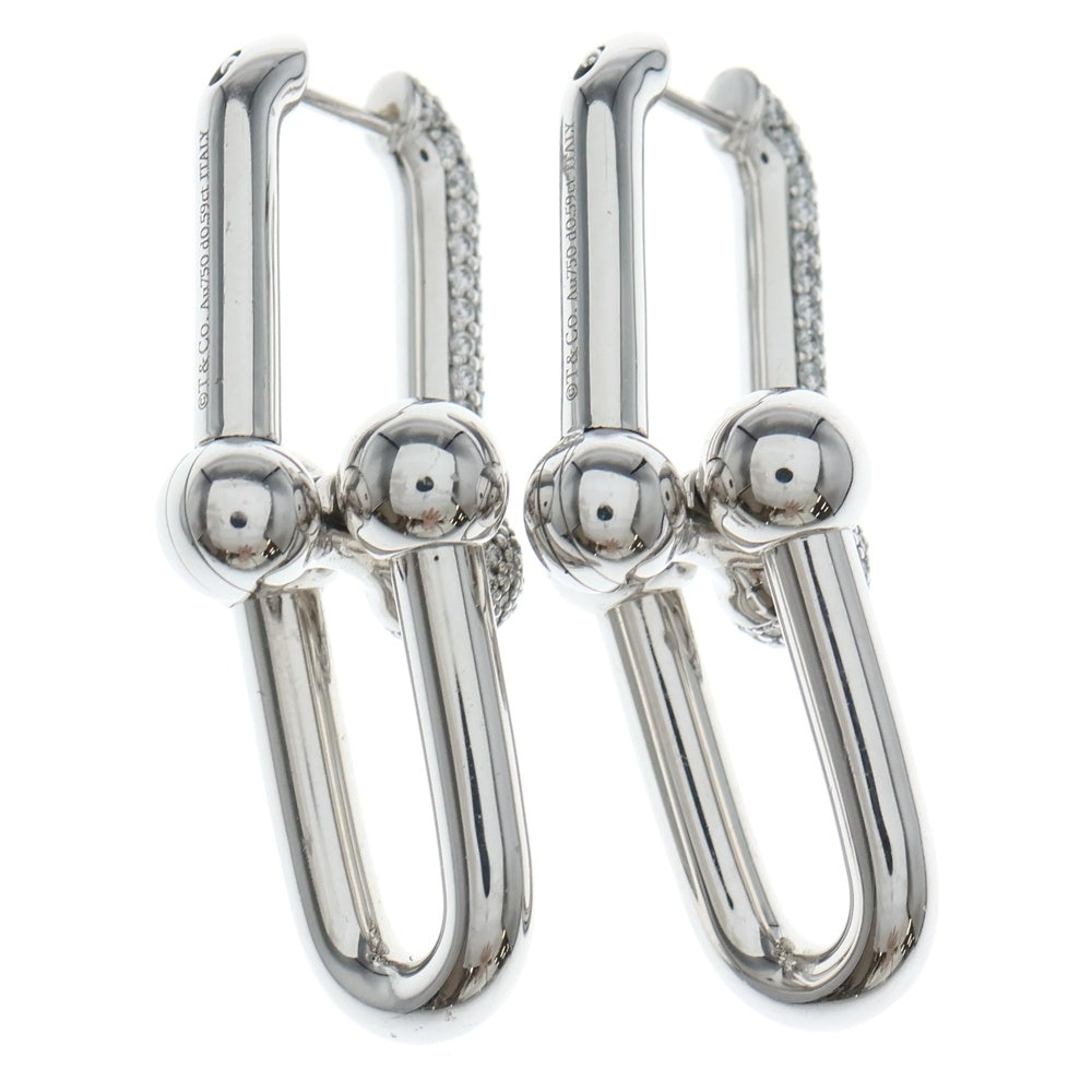 TIFFANY & Co.(ティファニー) HardWear PAVE ハードウェア パヴェダイヤピアス ホワイトゴールド Au750WG レディース