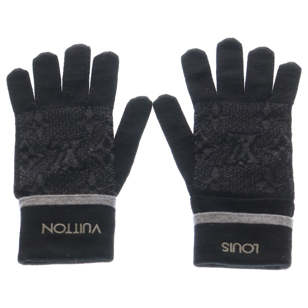 LOUIS VUITTON(ルイヴィトン) ゴン マイ モノグラムエクリプス グローブ 手袋 ウール M73470