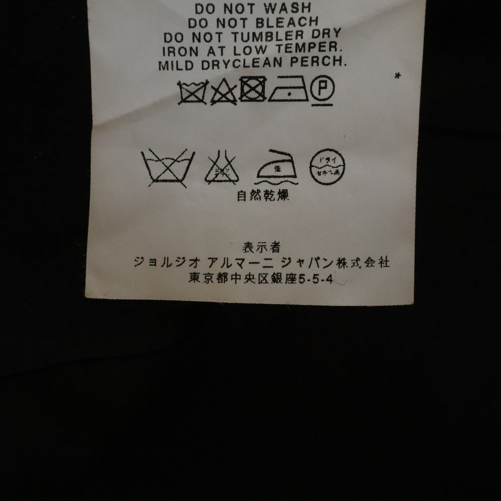 ARMANI COLLEZIONI(アルマーニ コレツィオーニ) ウール ラメ ツイード 3B テーラードジャケット ブラック KMG42T KM171 レディース