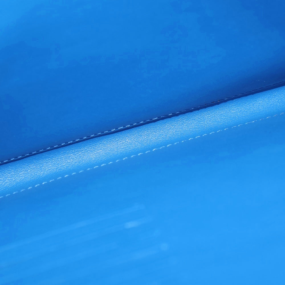 BOTTEGA VENETA(ボッテガヴェネタ) イントレチャート スモール クラッチバッグ セカンドバッグ リストレット ドキュメントケース ブルー レザー レディース