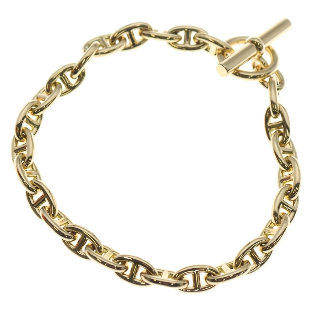 HERMES(エルメス) Chaine d'Ancre TPM シェーヌダンクル TPM 26コマ チェーンブレスレット K18YG イエローゴールド