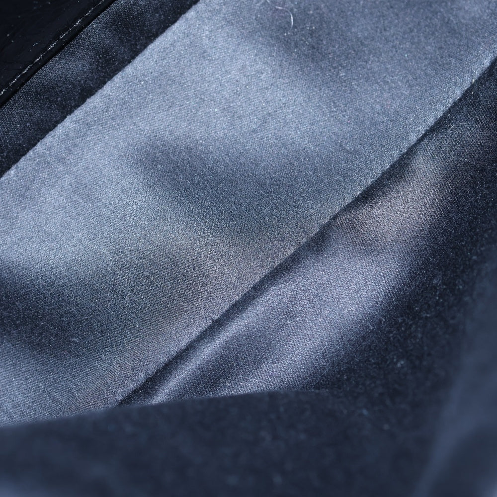 miumiu(ミュウミュウ) マテラッセ ショルダーバッグ ポケットチャーム ブラック レザー シルバー金具 レディース