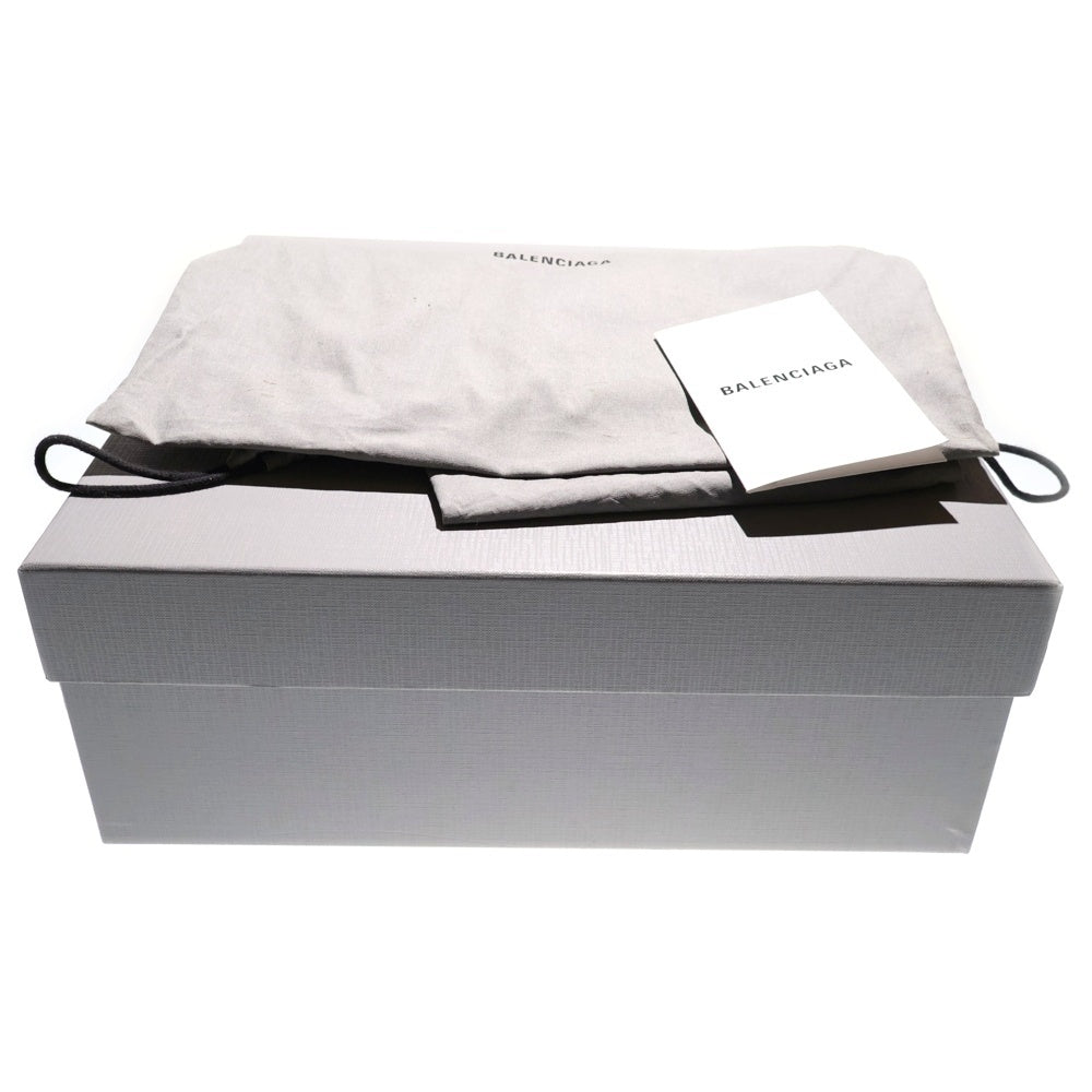 BALENCIAGA(バレンシアガ) TRACTOR トラクター エンボスロゴ レザー 厚底 ローファー ローカットシューズ ブラック 760433