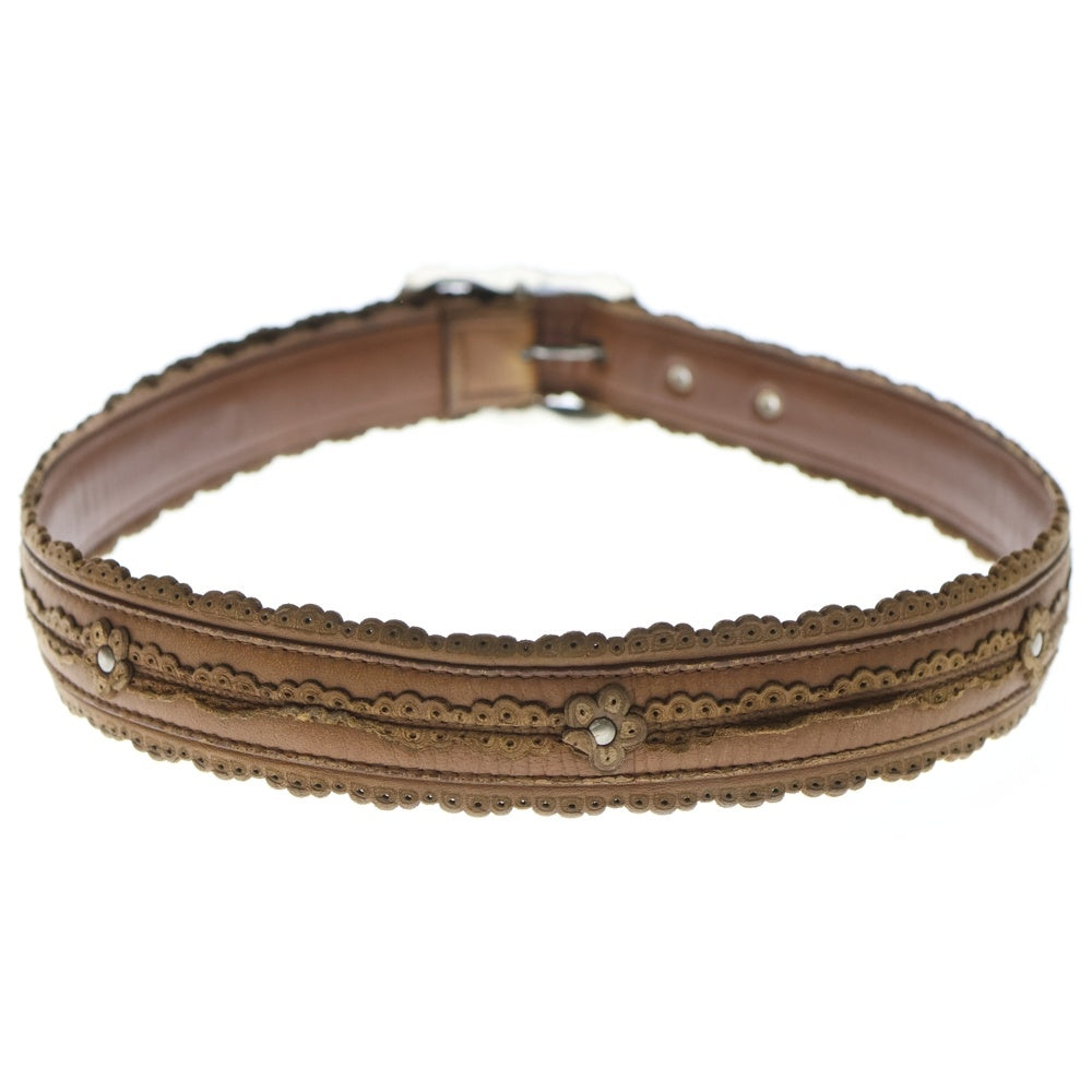 BOTTEGA VENETA(ボッテガヴェネタ) ウエスタンベルト ブラウン レディース