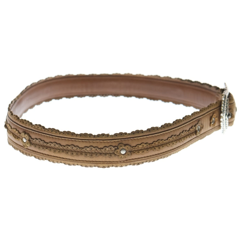 BOTTEGA VENETA(ボッテガヴェネタ) ウエスタンベルト ブラウン レディース