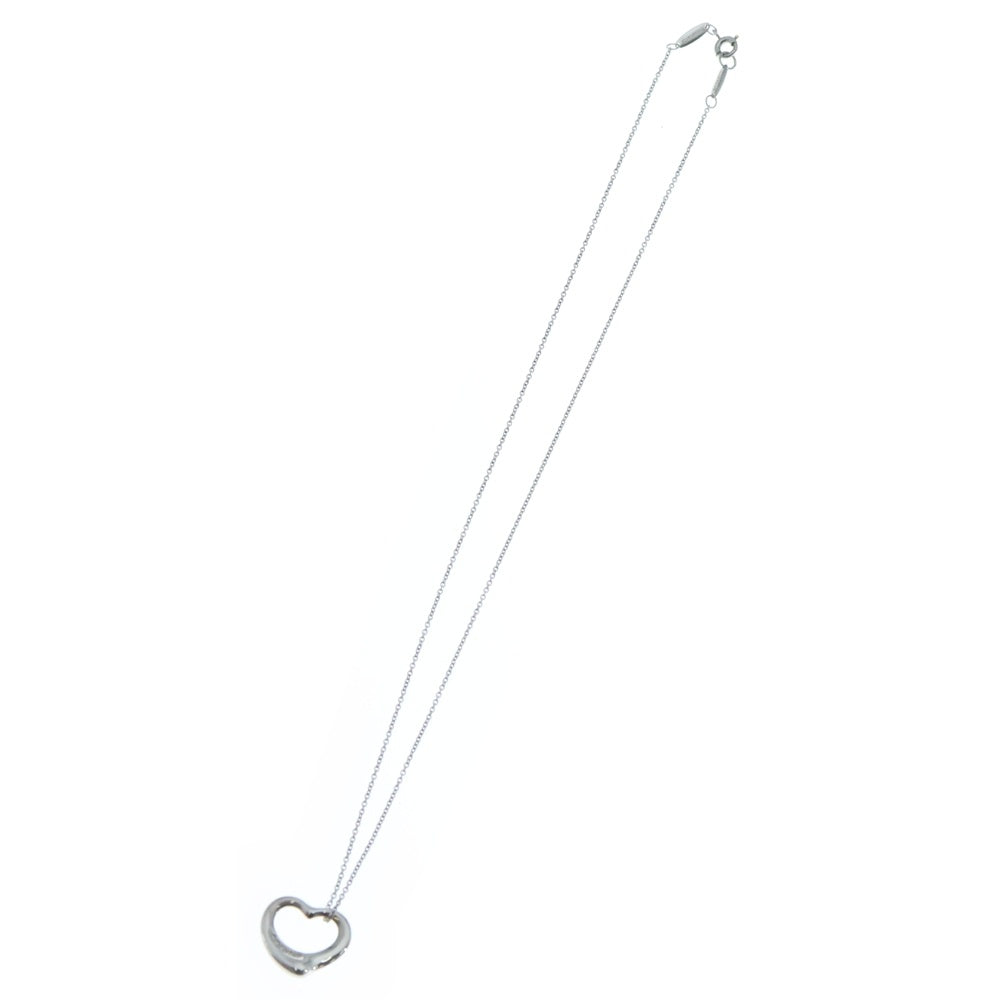 TIFFANY & Co.(ティファニー) オープンハート ダイヤモンド ネックレス Pt950 ジュエリー レディース