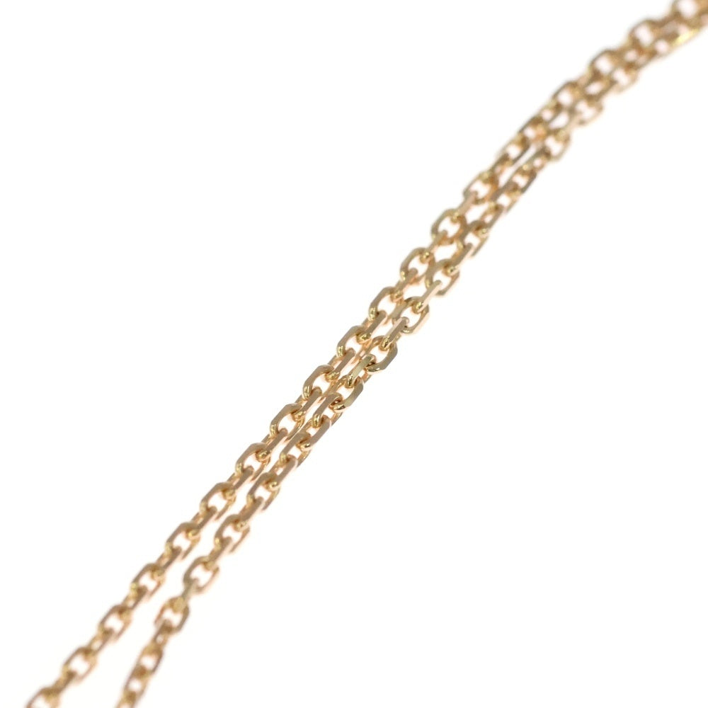 Van Cleef & Arpels(ヴァンクリーフアンドアーペル) ヴィンテージアルハンブラ ピンクマザーオブパール 1Pダイヤモンド ピンクゴールド ネックレス 750PG 2025ホリデーコレクション VCARPM0P00 レディース