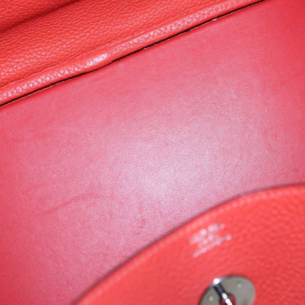 HERMES(エルメス) リンディ 30 ローズジャイプール トリヨンクレマンス レザー 2WAY ハンド ワンショルダーバッグ シルバー金具 レッド □R刻印 レディース