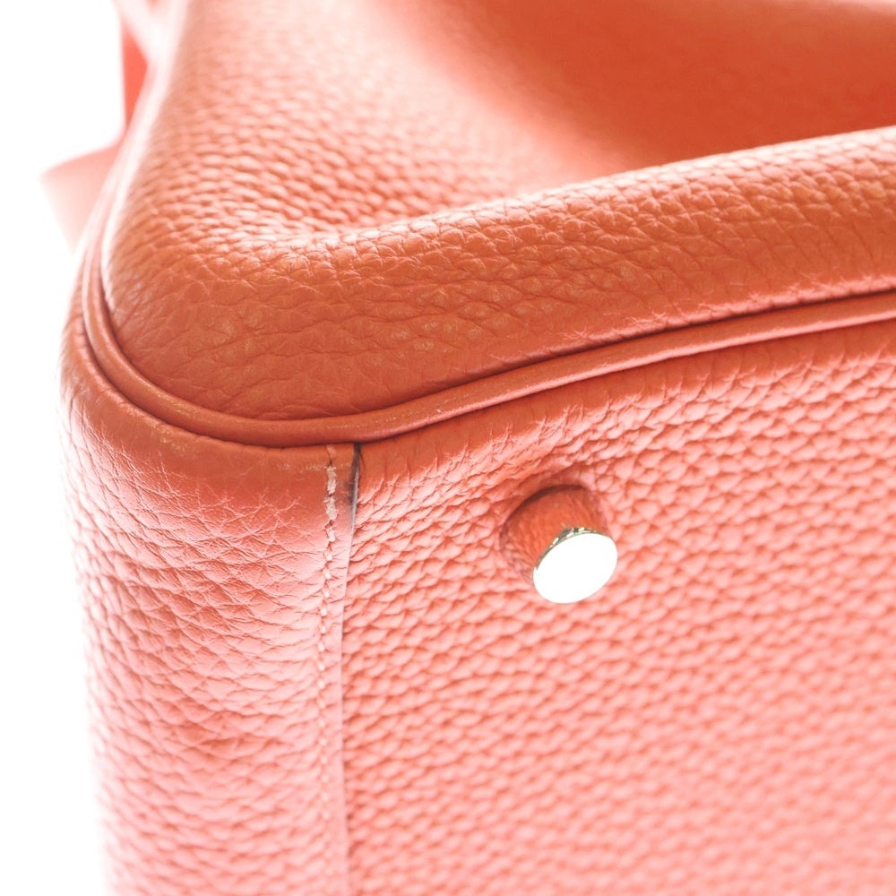 HERMES(エルメス) リンディ 30 ローズジャイプール トリヨンクレマンス レザー 2WAY ハンド ワンショルダーバッグ シルバー金具 レッド □R刻印 レディース