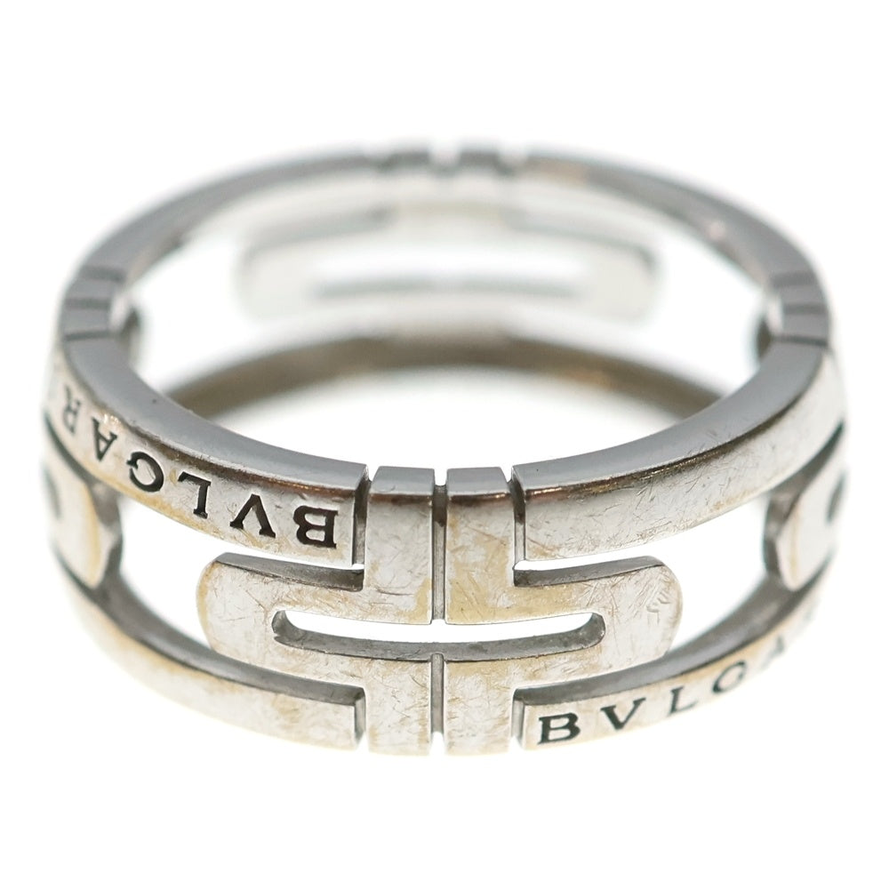 BVLGARI(ブルガリ) オープンパレンテシ リング ホワイトゴールド 750WG #55 指輪 ジュエリー