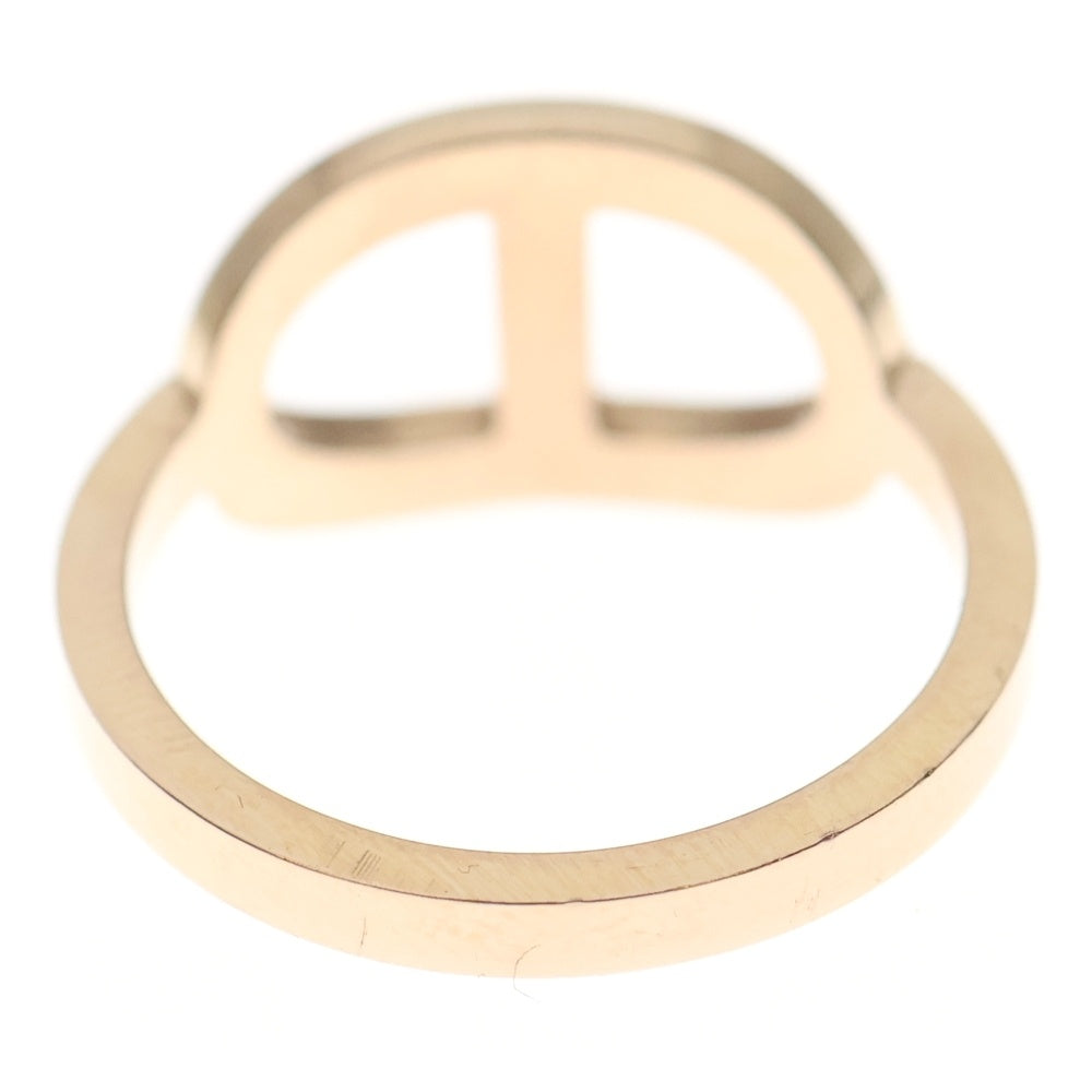 HERMES(エルメス) シェーヌダンクル コントゥールMM ダイヤリング K18 Au750 PG ピンクゴールド