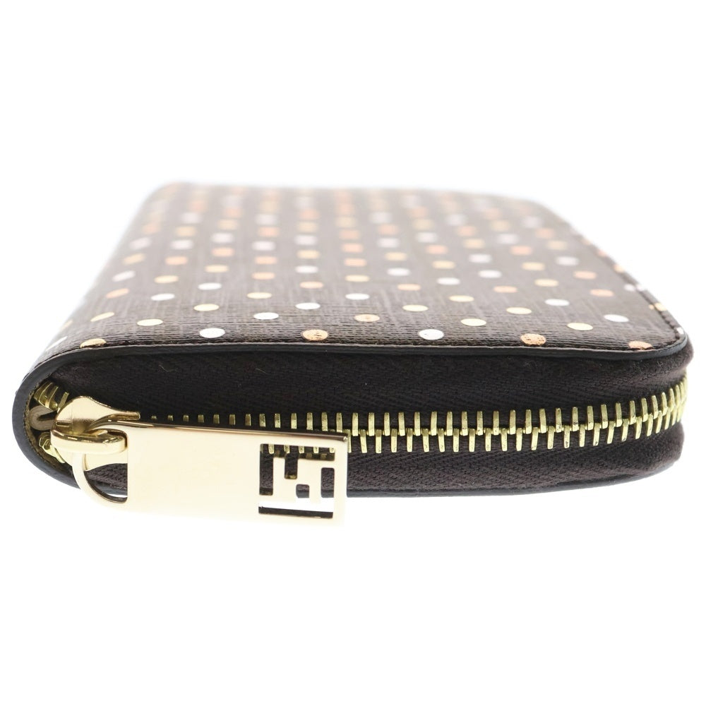 FENDI(フェンディ) FFモチーフ ラウンドファスナー長財布 ロング