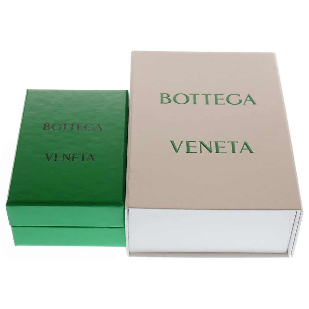 BOTTEGA VENETA(ボッテガヴェネタ) マキシイントレチャート フラグメントケース カードケース 名刺入れ ブラック レザー ゴールド金具