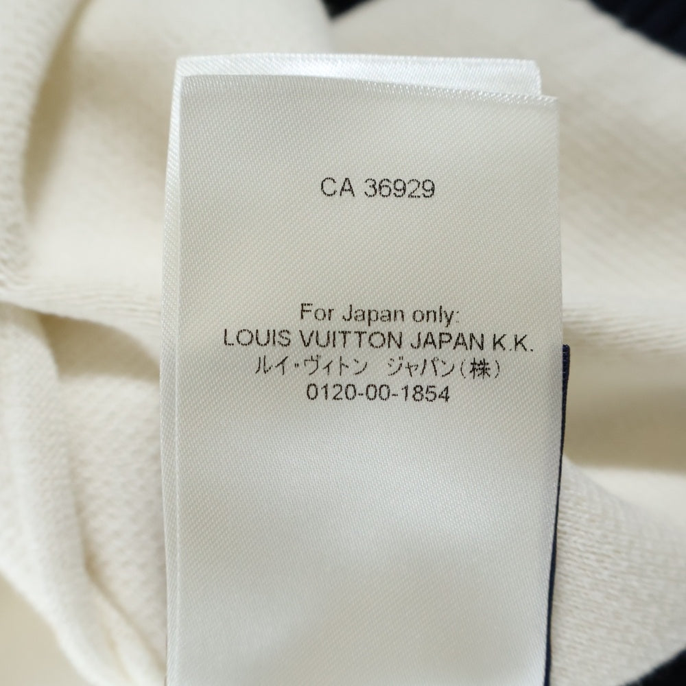 LOUIS VUITTON(ルイヴィトン) 24AW ロゴ刺繍 コットンニット ジップ