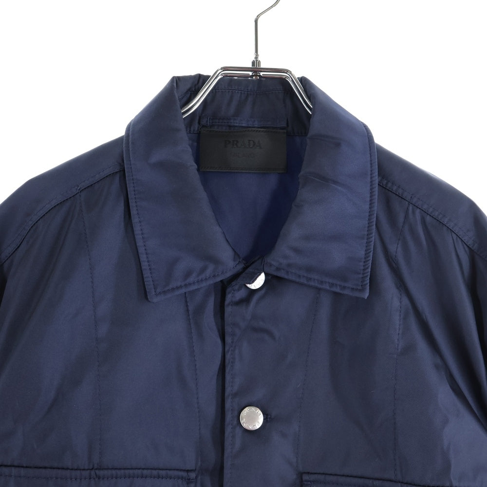 PRADA(プラダ) 22SS RE-NYLON リナイロン トライアングルロゴプレート ナイロン ジャケット ネイビー SGC151