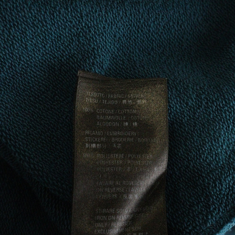 BALENCIAGA(バレンシアガ) 21SS MIDIUM FIT HOODIE ミディアム フィット フーディ ロゴ プルオーバーパーカー グリーン 600583