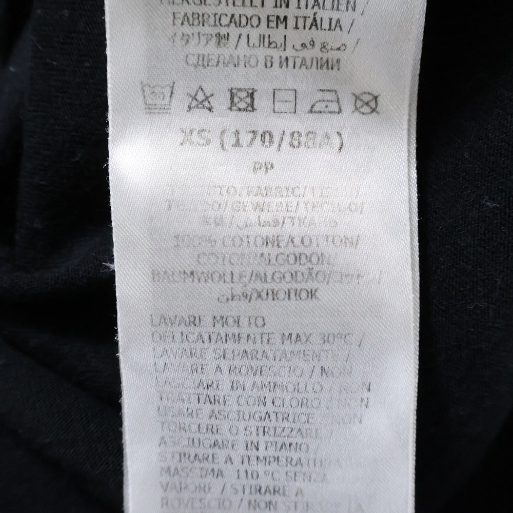 GUCCI(グッチ) 22SS ×adidas アディダス フロントロゴクルーネック半袖Tシャツ ブラック 616036