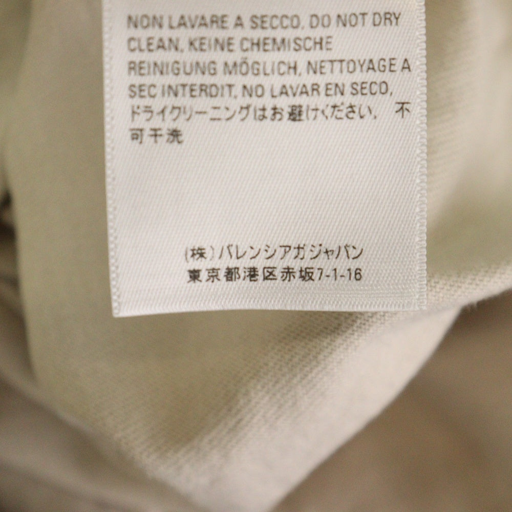 BALENCIAGA(バレンシアガ) 20SS コピーライト ロゴ クルーネック半袖Tシャツ オフホワイト 612965