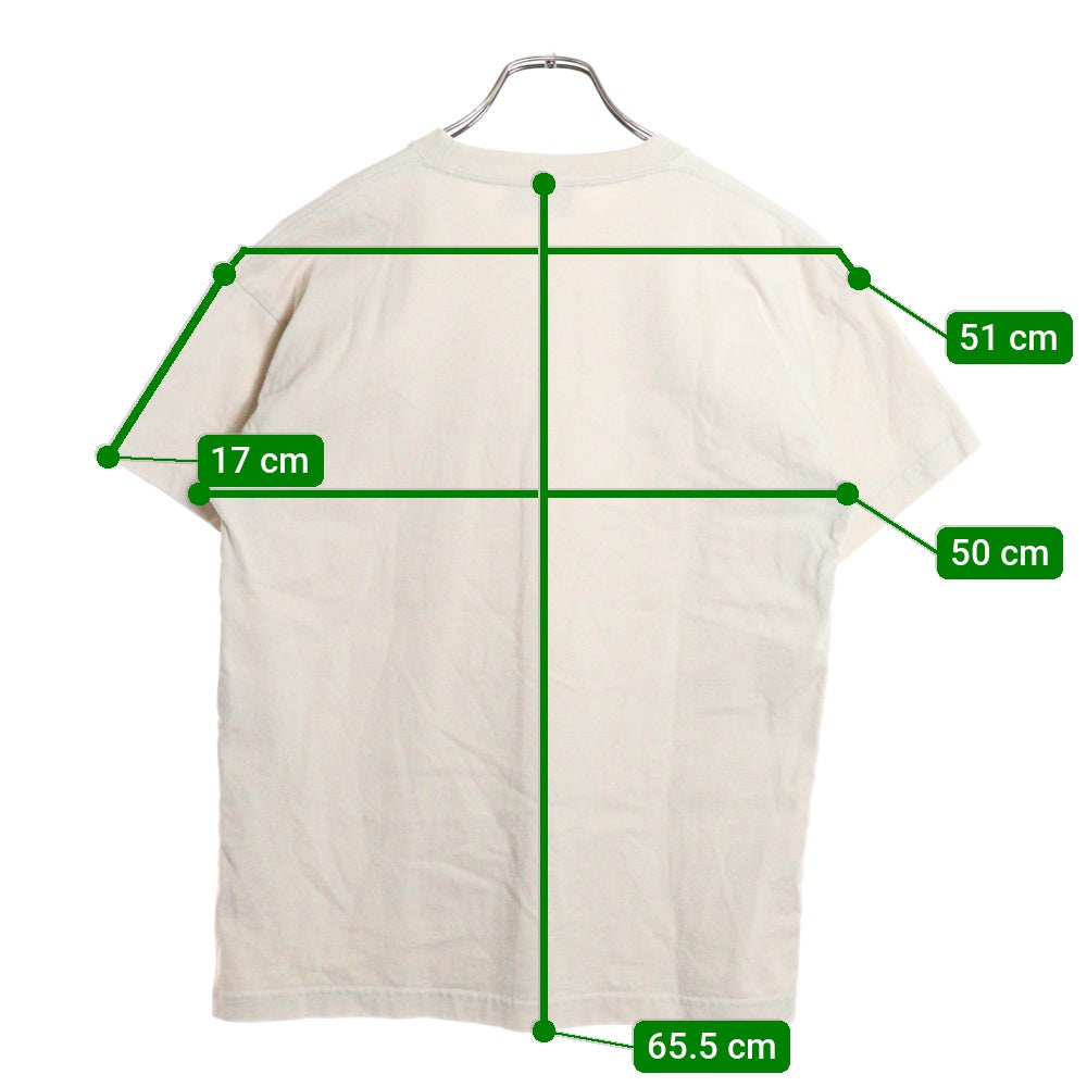 BALENCIAGA(バレンシアガ) 20SS コピーライト ロゴ クルーネック半袖Tシャツ オフホワイト 612965