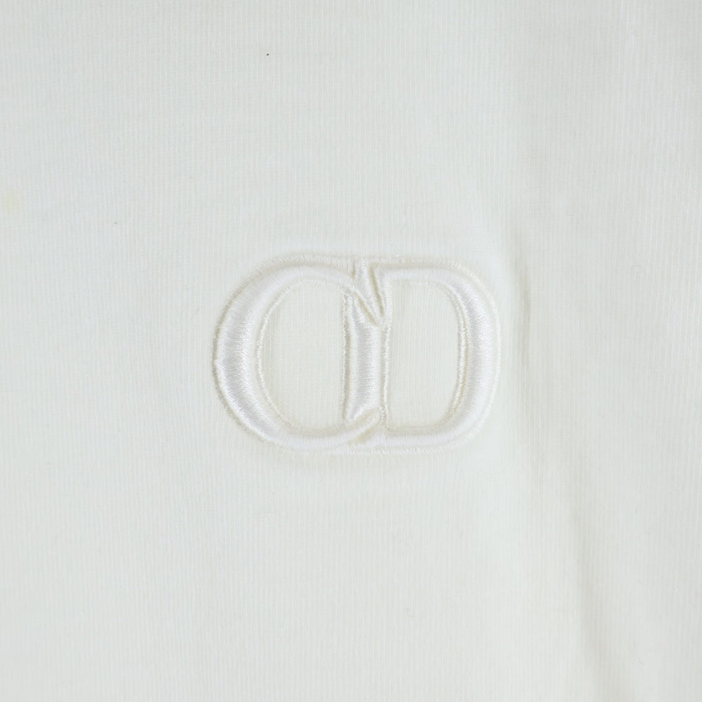Christian Dior(クリスチャンディオール) 24AW CD Icon T-Shirts ロゴ刺繍半袖Tシャツ ホワイト 943J605A0554