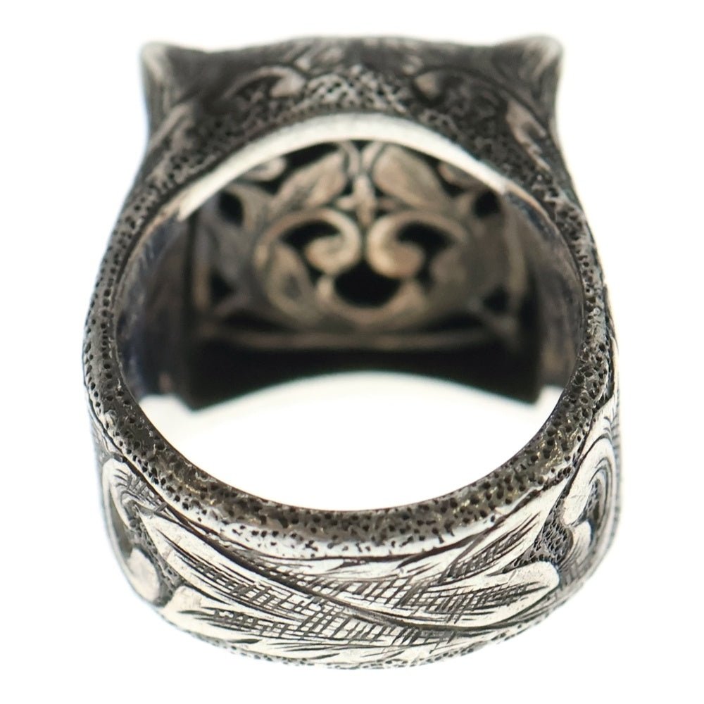 GUCCI(グッチ) キャットヘッド リング Sv925 シルバー 15 指輪 アクセサリー