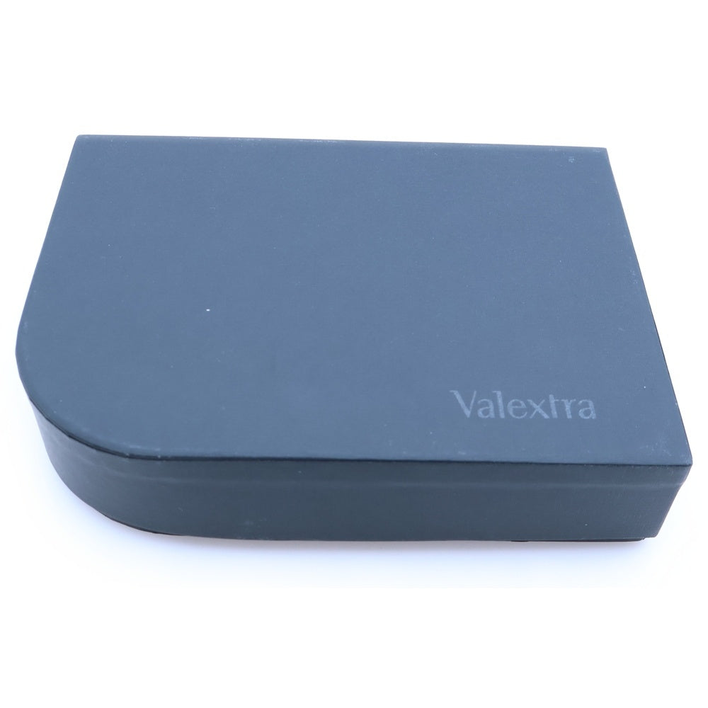 Valextra(ヴァレクストラ) 二つ折りコンパクト財布 ウォレット オレンジ レザー レディース