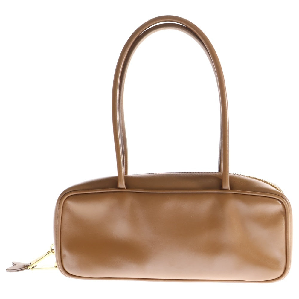 miumiu(ミュウミュウ) ボー スモール ハンドバッグ ミニバッグ ブラウン レザー 5BB173 ゴールド金具 レディース
