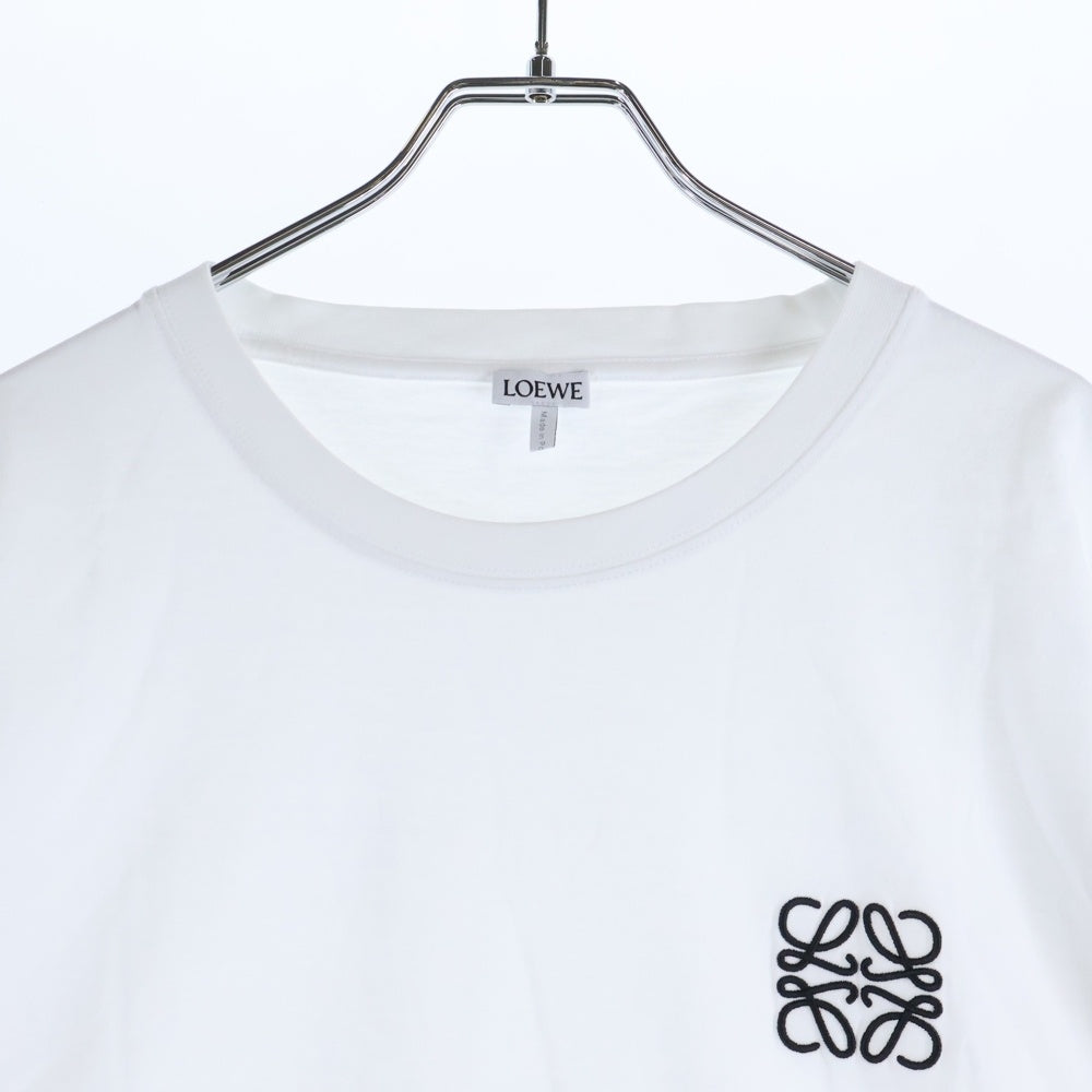 LOEWE(ロエベ) アナグラムロゴ刺繍 クルーネック 半袖Tシャツ