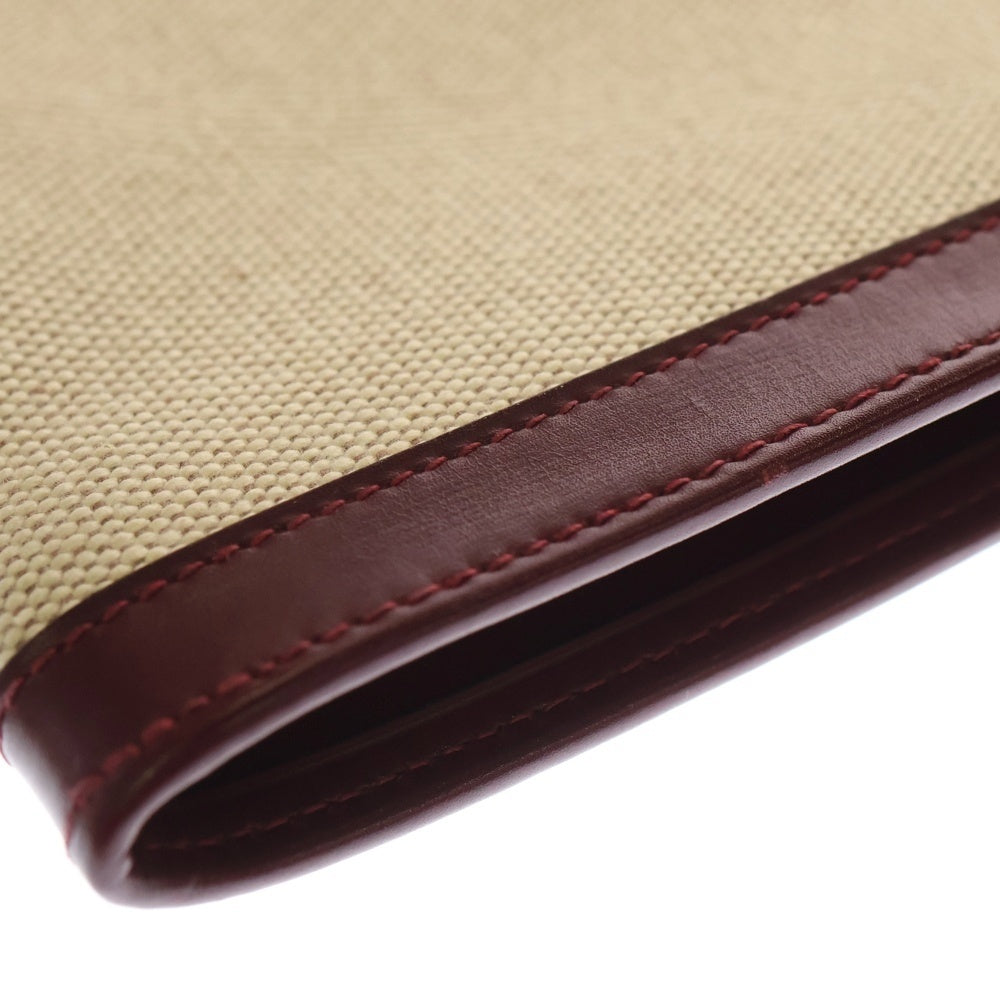 HERMES(エルメス) ジジェ ルージュ×エクリュ ボックスカーフ