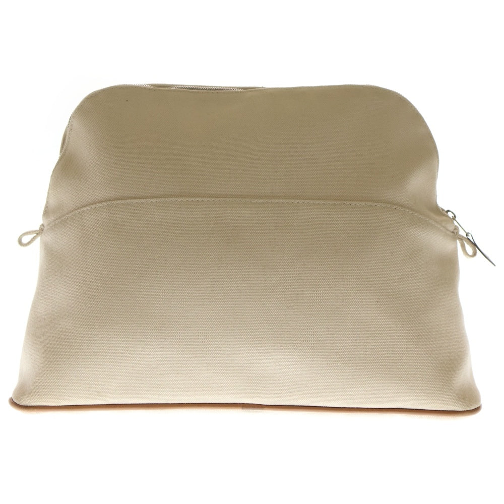 HERMES(エルメス) ボリード ポーチ GM ベージュ キャンバス