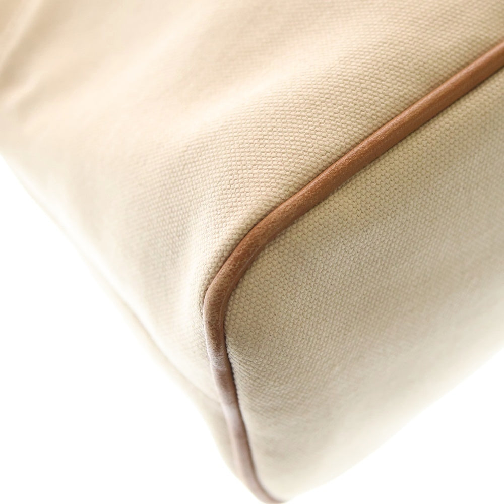 HERMES(エルメス) ボリード ポーチ GM ベージュ キャンバス