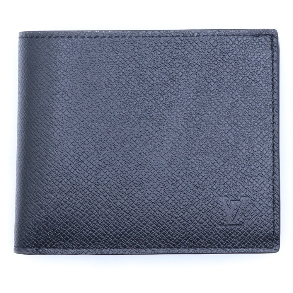 LOUIS VUITTON(ルイヴィトン) タイガー ポルトフォイユ マルコ ブラック レザー 二つ折り財布 M30865 レディース