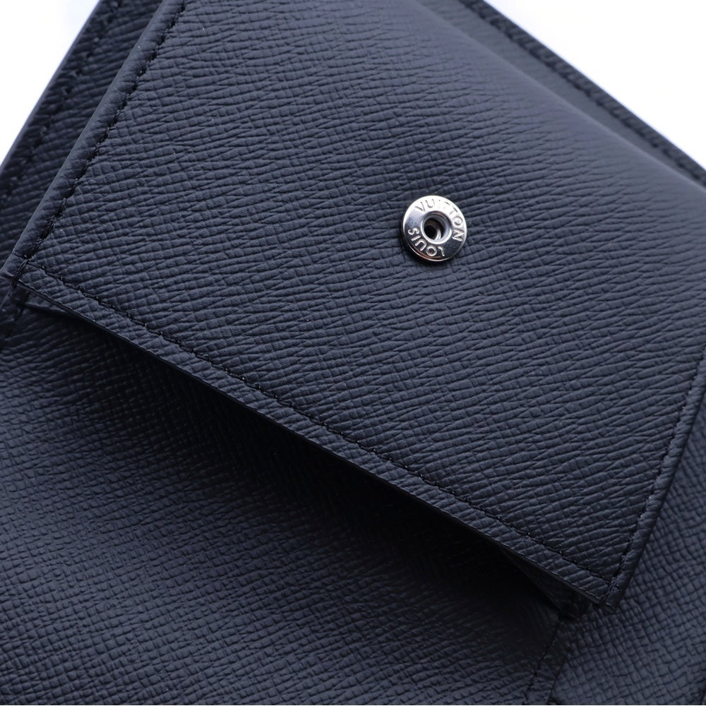 LOUIS VUITTON(ルイヴィトン) タイガー ポルトフォイユ マルコ ブラック レザー 二つ折り財布 M30865 レディース