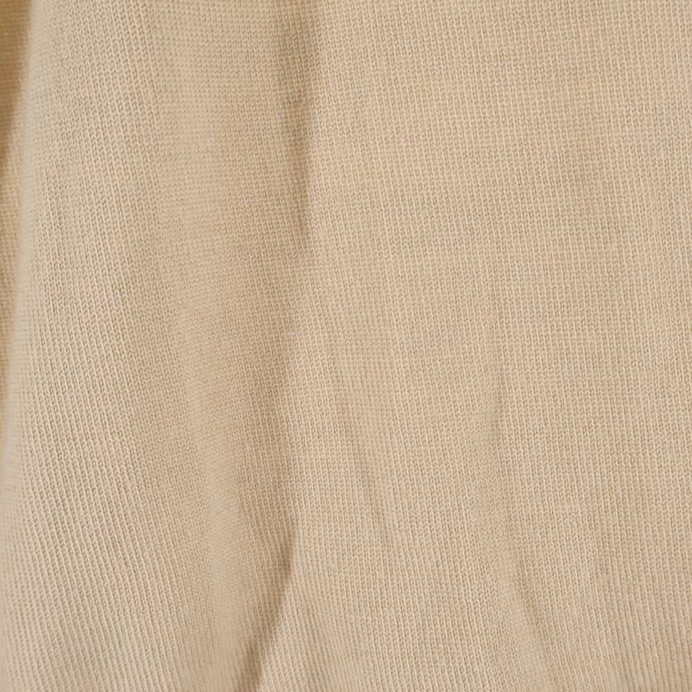 BURBERRY(バーバリー) バイカラー ウールニット ロングスリーブ 長袖ポロシャツ アイボリー/ベージュ 4548705 レディース