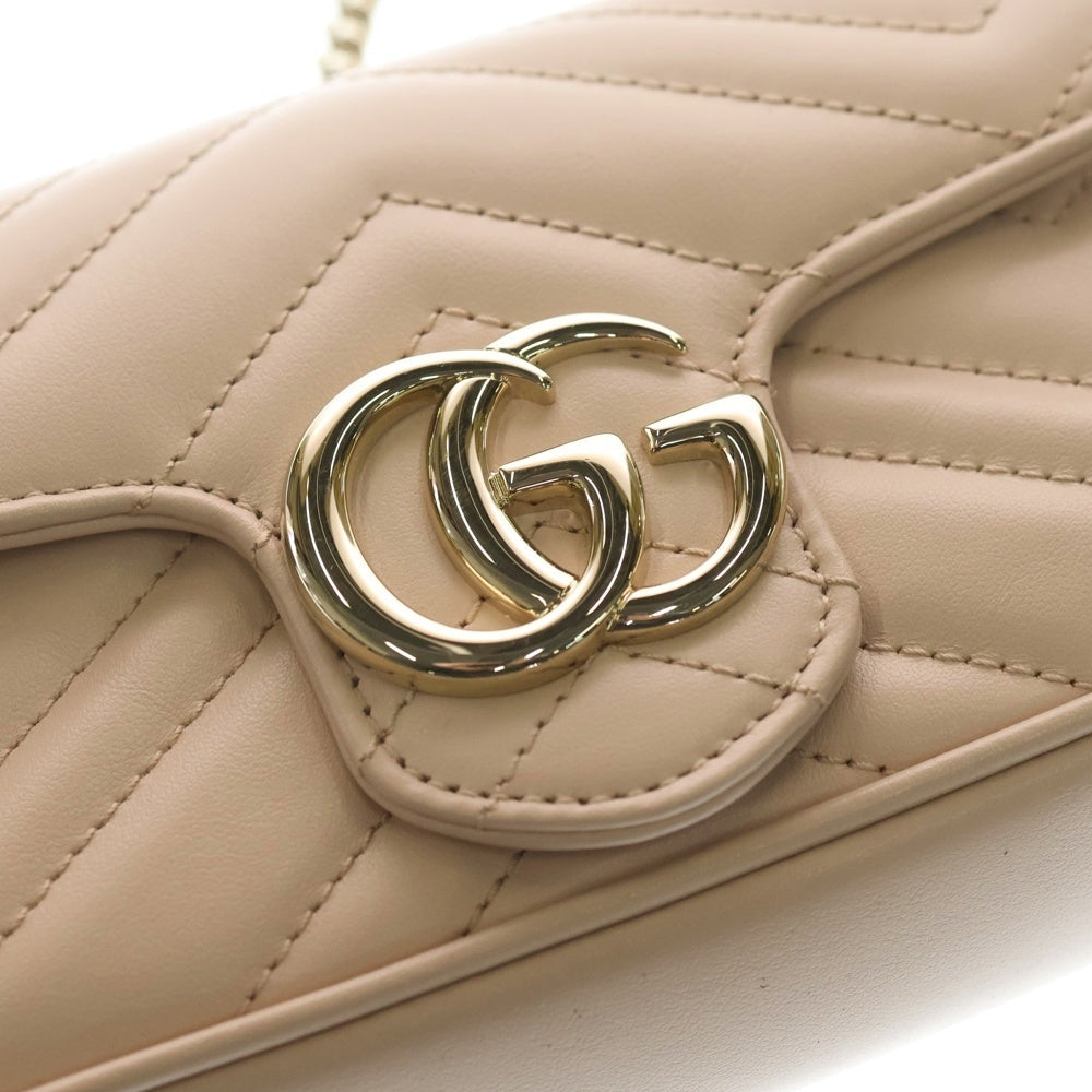 GUCCI(グッチ) GGマーモント スーパーミニバッグ チェーンバッグ