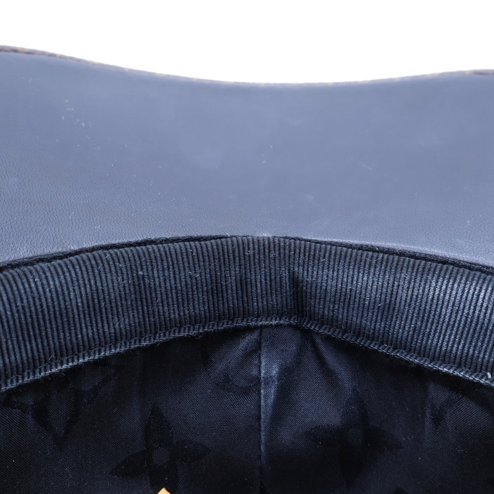 LOUIS VUITTON(ルイヴィトン) LV・デー キャップ ブラック キャンバス 帽子 M77807