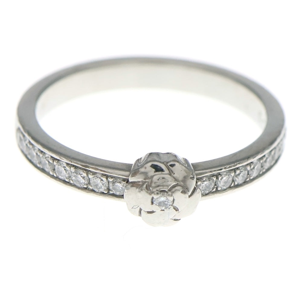 CHANEL(シャネル) カメリア ダイヤリング Pt950 プラチナ J11885 指輪 レディース